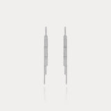 Brandish｜Dancing Line Diamond Earrings