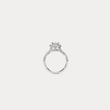 Bellissimo Concerto Mov.2 | 1 carat round diamond and single circle diamond engagement ring