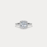 Bellissimo Concerto Mov.6 | 1 carat round diamond and single circle diamond engagement ring