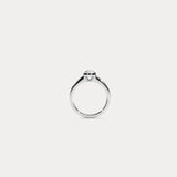 Grazioso｜Round diamond bezel-set engagement ring