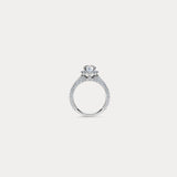 Bellissimo Concerto Mov.4｜1 carat round diamond with single circle diamond engagement ring