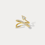 Snack｜Snake Diamond Ring