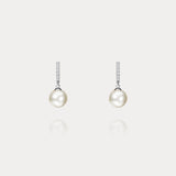 South Sea White Pearl and Diamond Earrings