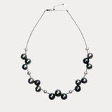 Tahitian Black Pearl Beaded Necklace
