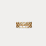 Vitrail｜Window paper-cut. French retro diamond ring