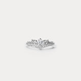 Crown｜Round Diamond. Crown Diamond Engagement Ring