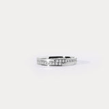 Liebestraum 06-2｜Simple staggered gradient diamond line ring-LADY