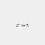 Liebestraum 27-2｜Twill Matte Diamond Couple Ring-LADY