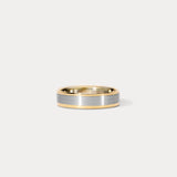 Liebestraum 05-1｜Two-color matte face ring-MAN